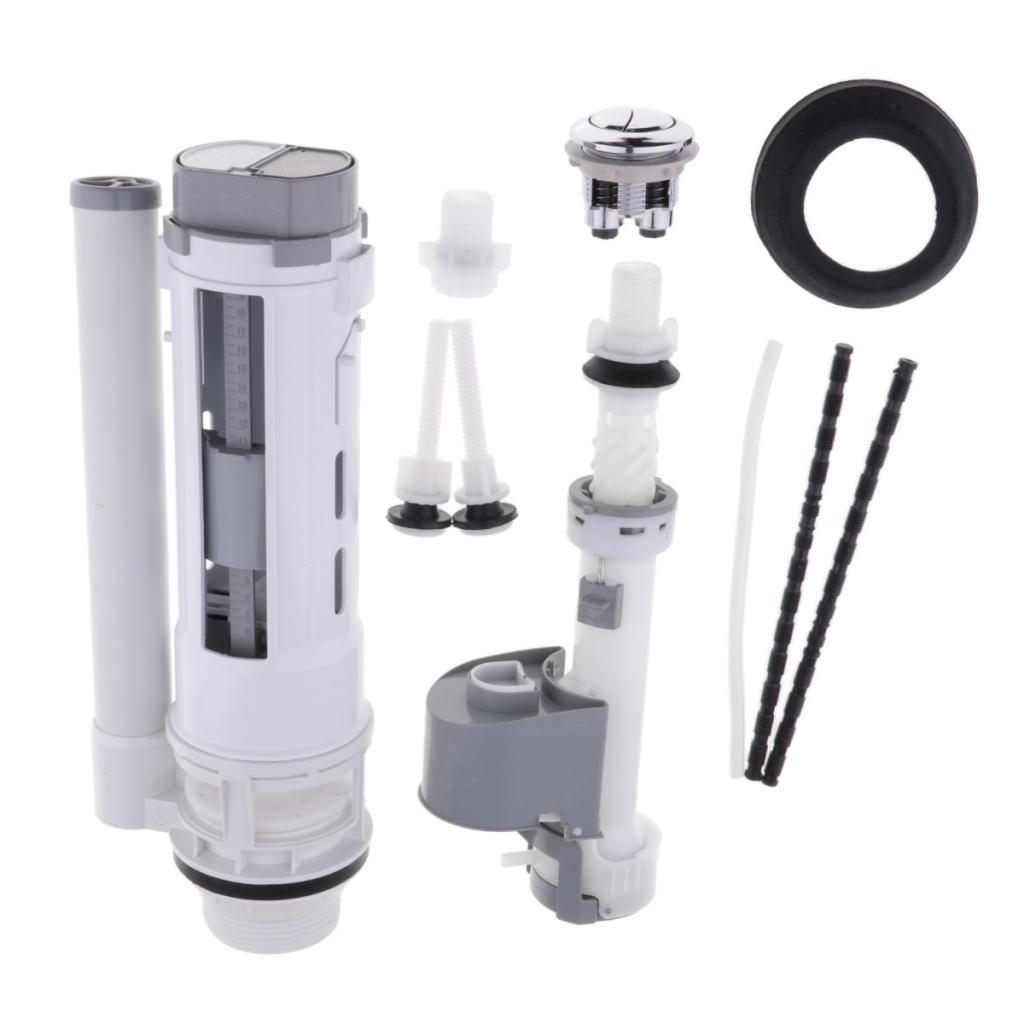Cistern Toilet Repair Kit Set Push Button Dual Flush 28cm 24cm Valve Height