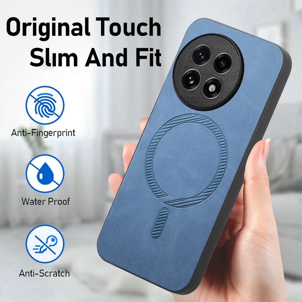 For Oneplus 13 One Plus 12R 5G Magnet Leather Back Case Wireless Charge Phone Magsafe OnePlus 13 Case Oneplus13 12 R Ace 3 Funda