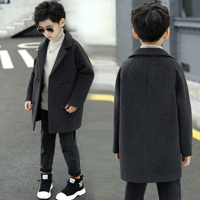 Chaqueta de lana para bebés, abrigo grueso y cálido, D226, otoño e invierno,