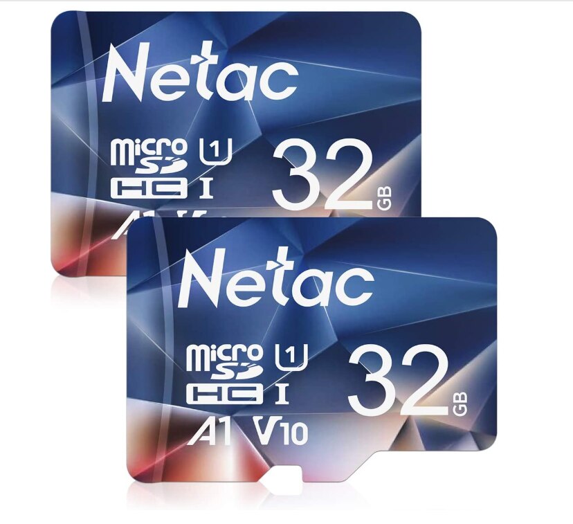 Netac tarjeta Micro SD tarjeta de memoria Class10 UHS-1 256GB 128GB 512GB 32GB 64GB 100 MB/S Microsd, Micro SD tarjeta Flash Microsd TF/tarjeta SD: 32GB 2PC