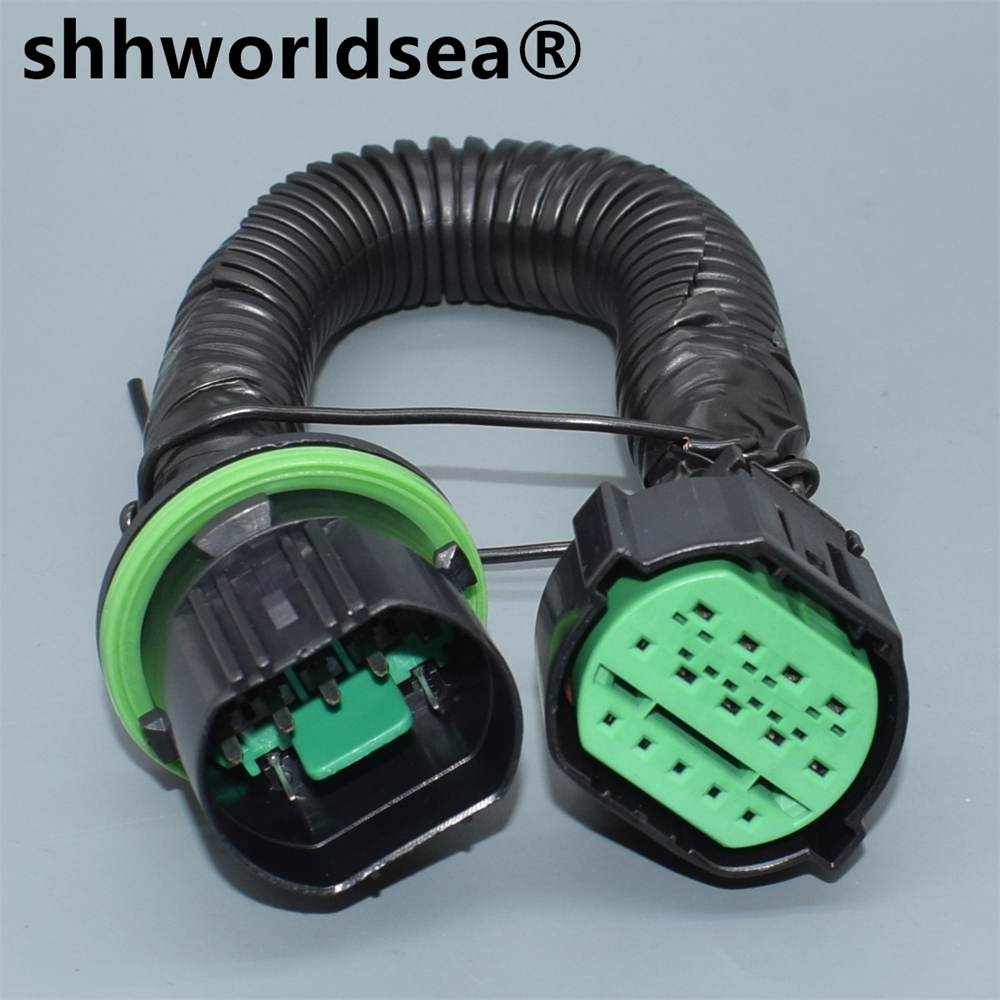 Shhworldsea 14 Stift GL301-14021 Auto Scheinwerfer Stecker Adapter Auto Lampe Licht Stecker Verlängerung Kabelbaum Für KIA K2 K3 K5