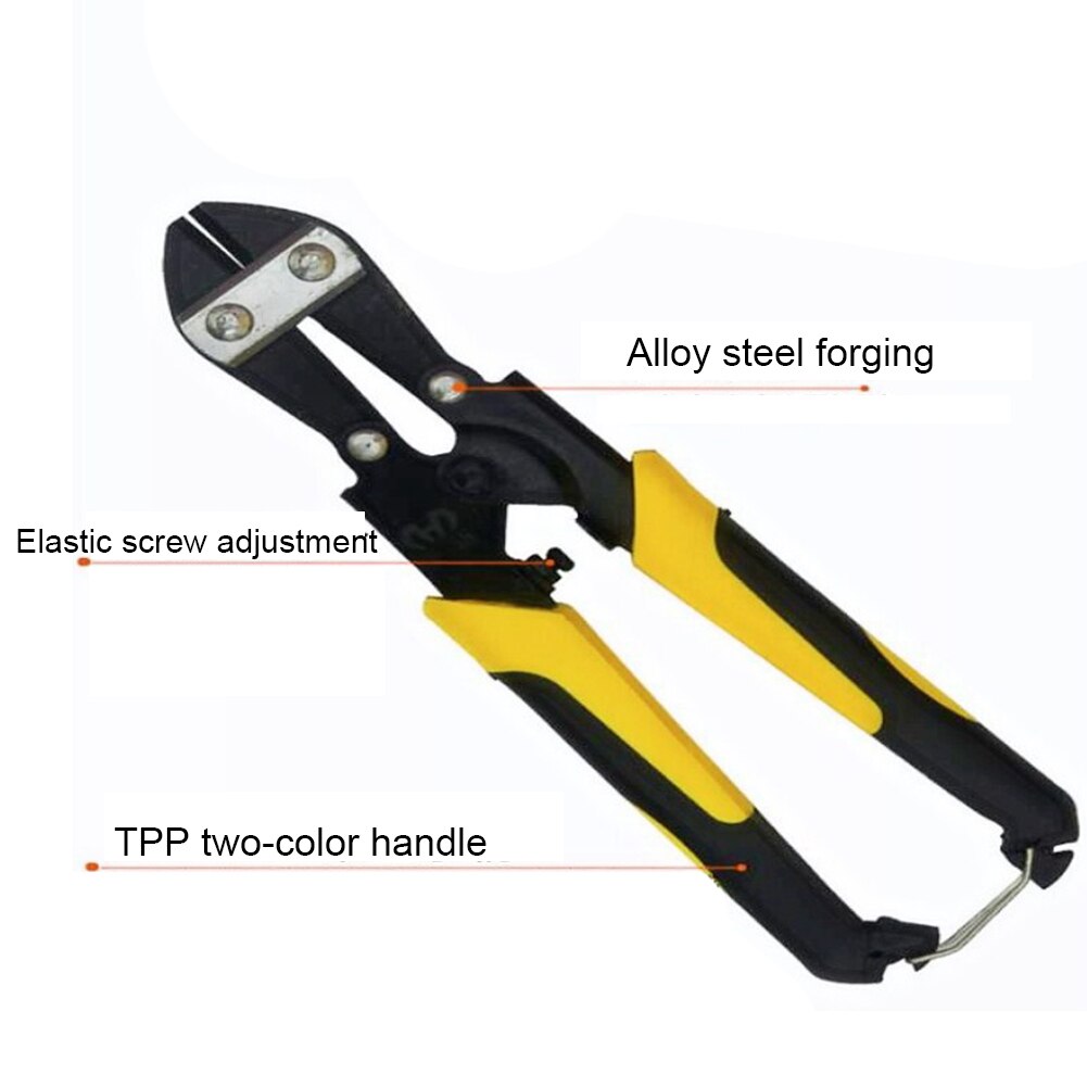 8inch Wire Shears Bolt Cutter Alloy Steel Anti Slip Ergonomic Pliers Manual Industrial Labor Saving Handle Tool Cable Mini