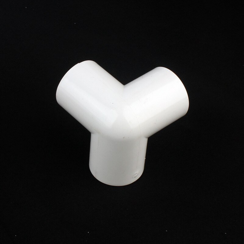 10pcs Green Thumb Inner Dia 32mm PVC Joints Equal Cross Connectors for Horticultural Irrigation White/Grey/Blue Plastic PVC Tee: White