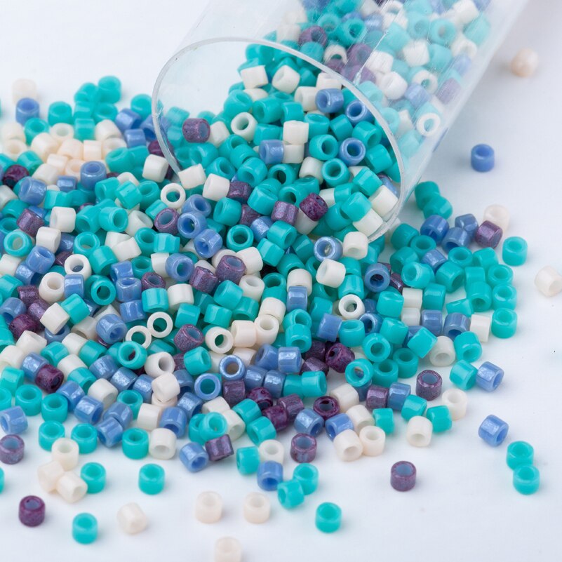 Soather miyuki 11/0 seedbeads delica glasperler japanske kvinder armbånd perle til håndværk festkjole laver 3g ca. 600 stk.