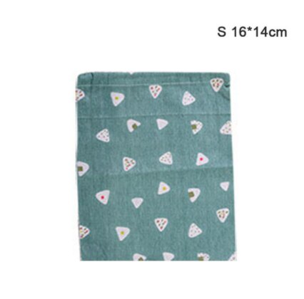 Retro Stijl Bloemen Opslag Tasje Vrouwen Afwerking Opslag Pouch Leuke Make-Up Tas Kerstcadeau Snoep Sieraden Organizer: Green