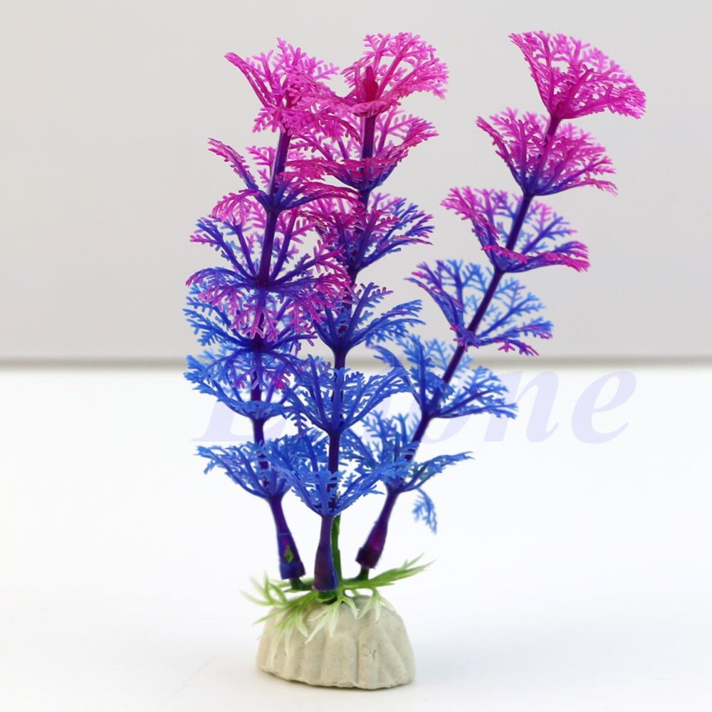 2 Stuks Kunstgras Plastic Water Plant Voor Aquarium Decoratie Aquarium Ornament