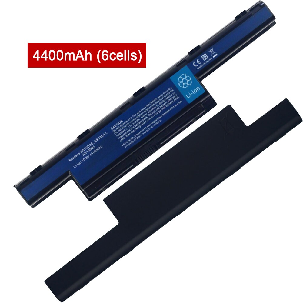Pour Acer Aspire 4741g 7750g 5742g 5745g 5560g 5741g 5750g V3 V5 AS16A5K AS16A7K AS16A8K AS10D31 AS10D51 AS10D71 Batterie D&#39;ordinateur Portable