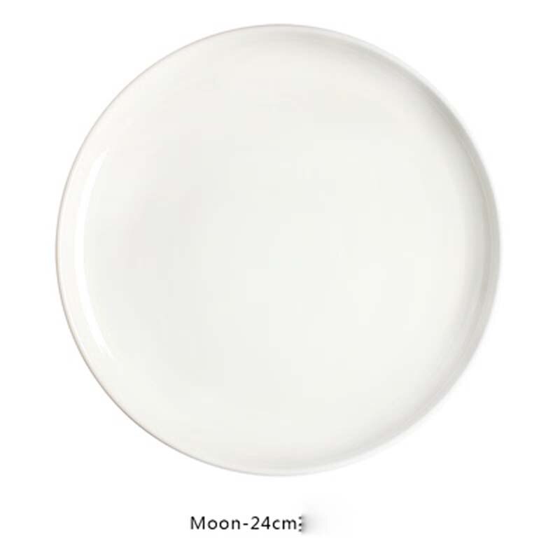 Nordic setting plate tableware Western plate simple straw hat plate pasta plate Western-style dessert plate personality: j