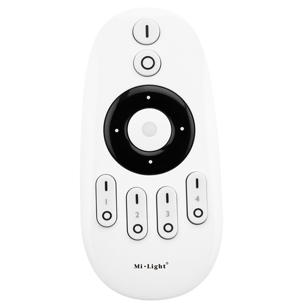 Miboxer fargetemperaturjustering cct ledet stripe kontrolleren 4 sone 2.4g rf trådløs fjernkontroll / app wifi / alexa google stemmekontroll