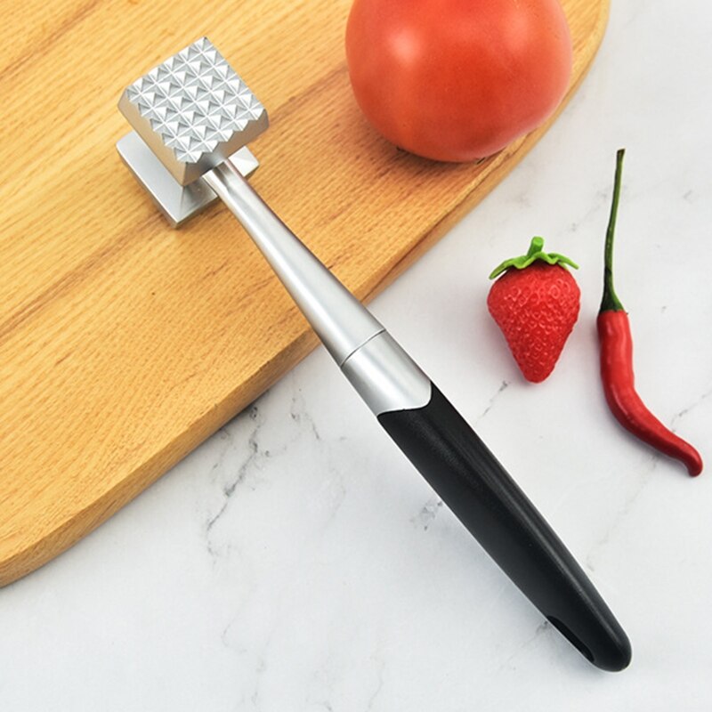 Meat Mallet Meat Pounder Meat Hammer Zinc Alloy Meat Tenderiser Steak Hammer Tender Meat Broken Ribs Kitchen Accessories