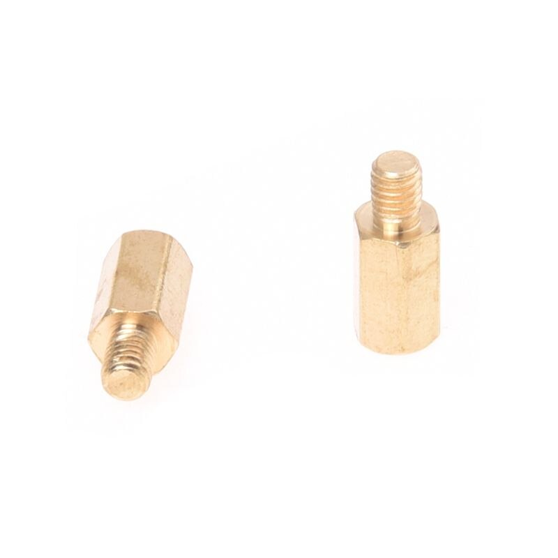 Sourcing Map M3 X 50mm+6mm Distanciador Hexagonal De Latón Macho-hembra PCB Tornillo Separador Pilar 16pcs