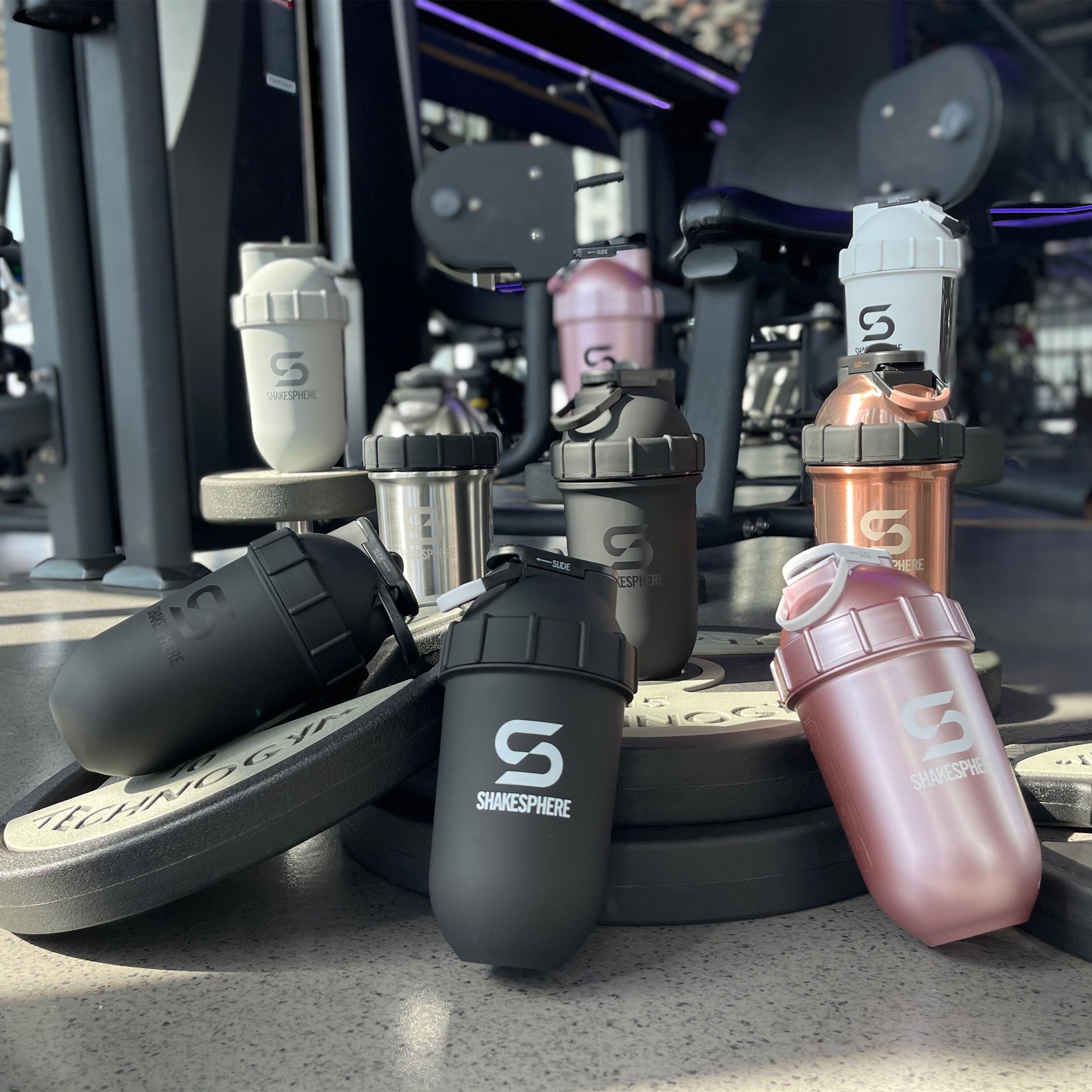 ShakeSphere Tumbler VIEW Protein Shaker Mixing Bottle with Side Window, 24oz Protein Shake Mixers Protein Blender Bottle