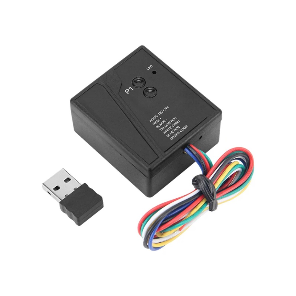 Garage Door Opening Receiver, Home Access Control Automation System Receiver, 2.4G Bluetooth Connection USB Port Opening Device: Silver