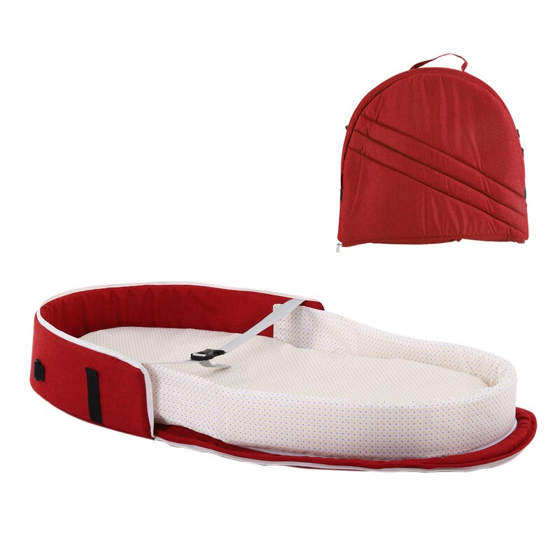 Baby Bed Met Kussens 74*51Cm Dot Reizen Wieg Voor Grandado