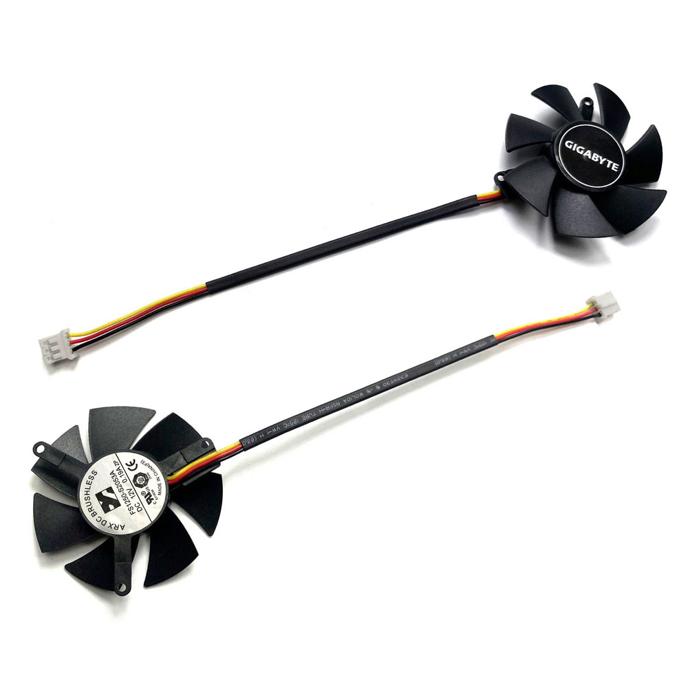 FS1250-S2053A GIGABYTE GT 1030 Low Profile FAN，For GIGABYTE GTX 1050 Low Profile、GTX 1050TI Low Profile Video card cooling fan