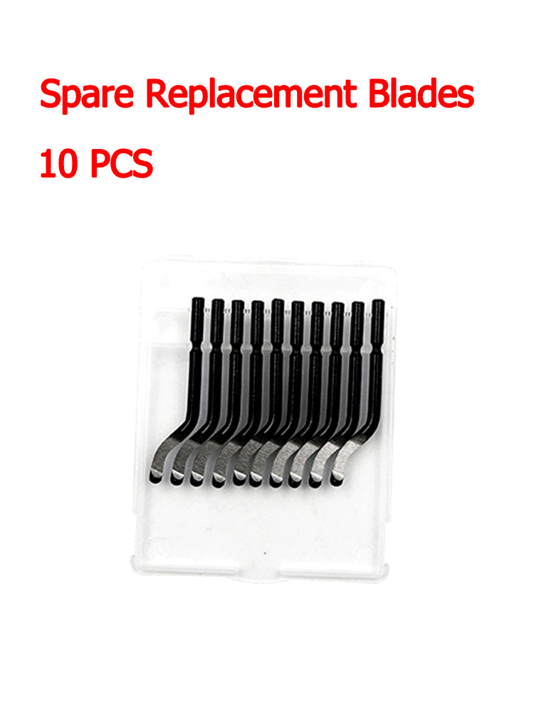1 Pc Van Hand Plastic, Metalen Ontbramen Trimmen Mes Schraper Trimmer Afkanten Trimmen Tool Professionele Tot Rand Verwijdering: Zilver