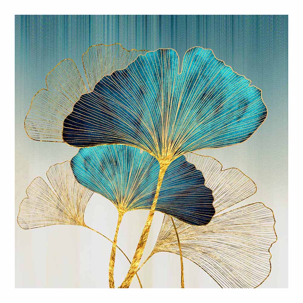 Ginkgo Blad Kruissteek Stilleven Serie Kit Ecologische Katoenen Draad 11CT Gedrukt Borduurwerk Diy Decoratie 60x60cm: A 60X60cm
