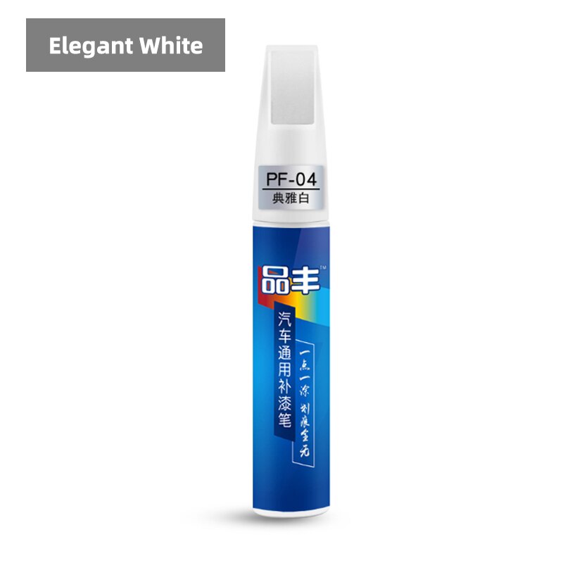 Pluma de pintura para coche, agente reparador de arañazos automático, cuidado del coche, eliminador de arañazos, herramienta de Relleno de pintura, 20 colores: elegant white