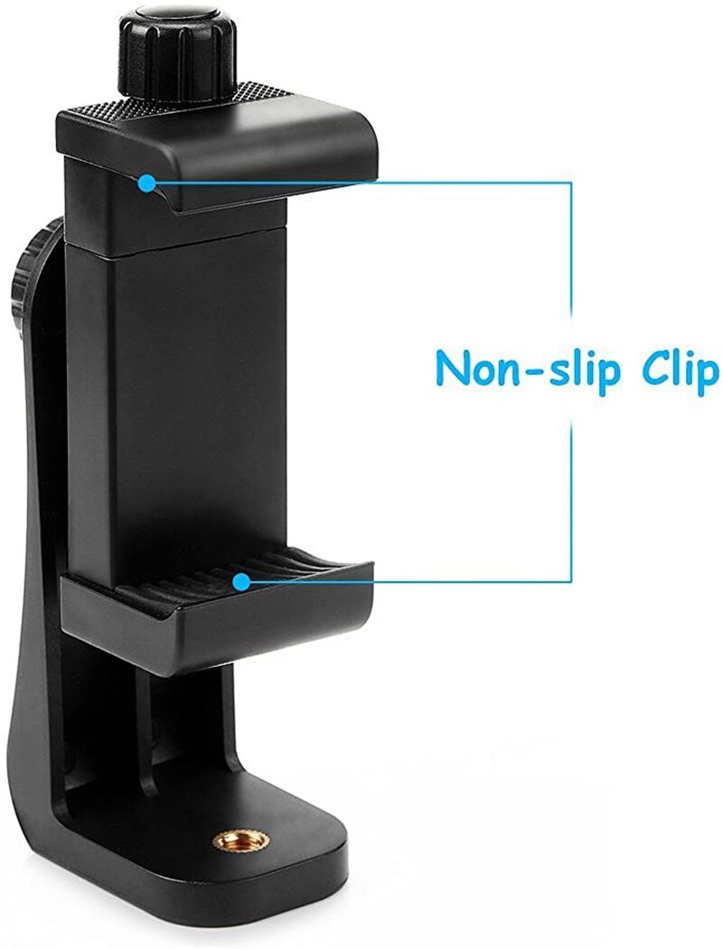 Universele Smartphone Tripod Mount Adapter, Past Alle Telefoons, Draait Verticale En Horizontale, Verstelbare Klem