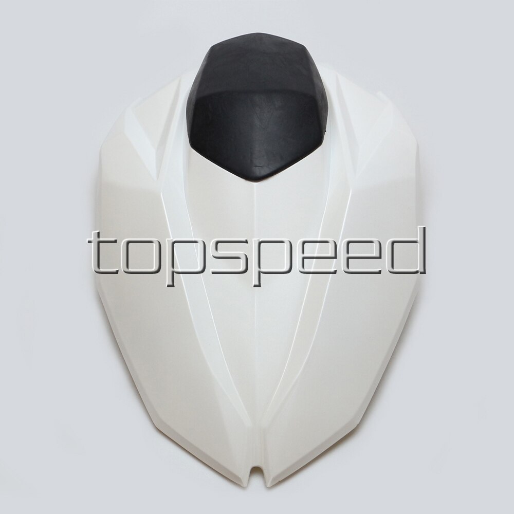 Cubierta blanca para asiento trasero de motocicleta, cubierta para Kawasaki Z800