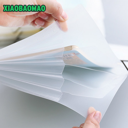 PP Transparent A4 File Folder 5 8 12 layers Index Layers Document Study Working Expanding Wallet Organizer Bag