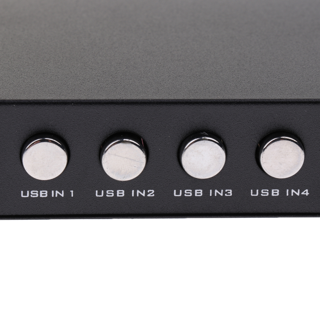 USB 2,0 teilen schalten, 4 Hafen Hub KVM Swtiches Für PC Scanner Drucker (Pack von 1)