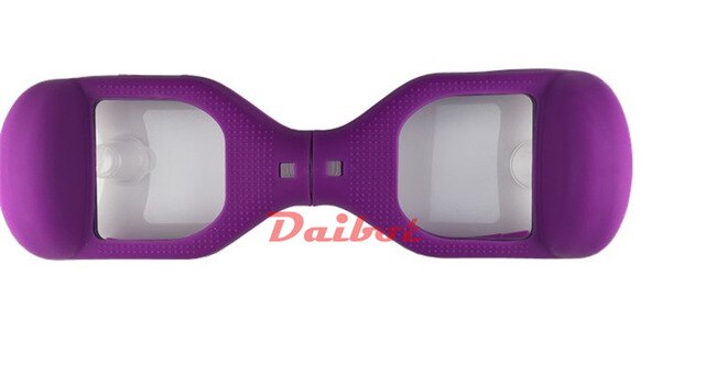 Auto-équilibrage Scooter électrique 6.5 pouces Anti-rayure coque en Silicone pour Hoverboard électrique Multi couleur coque en Silicone de protection: Purple