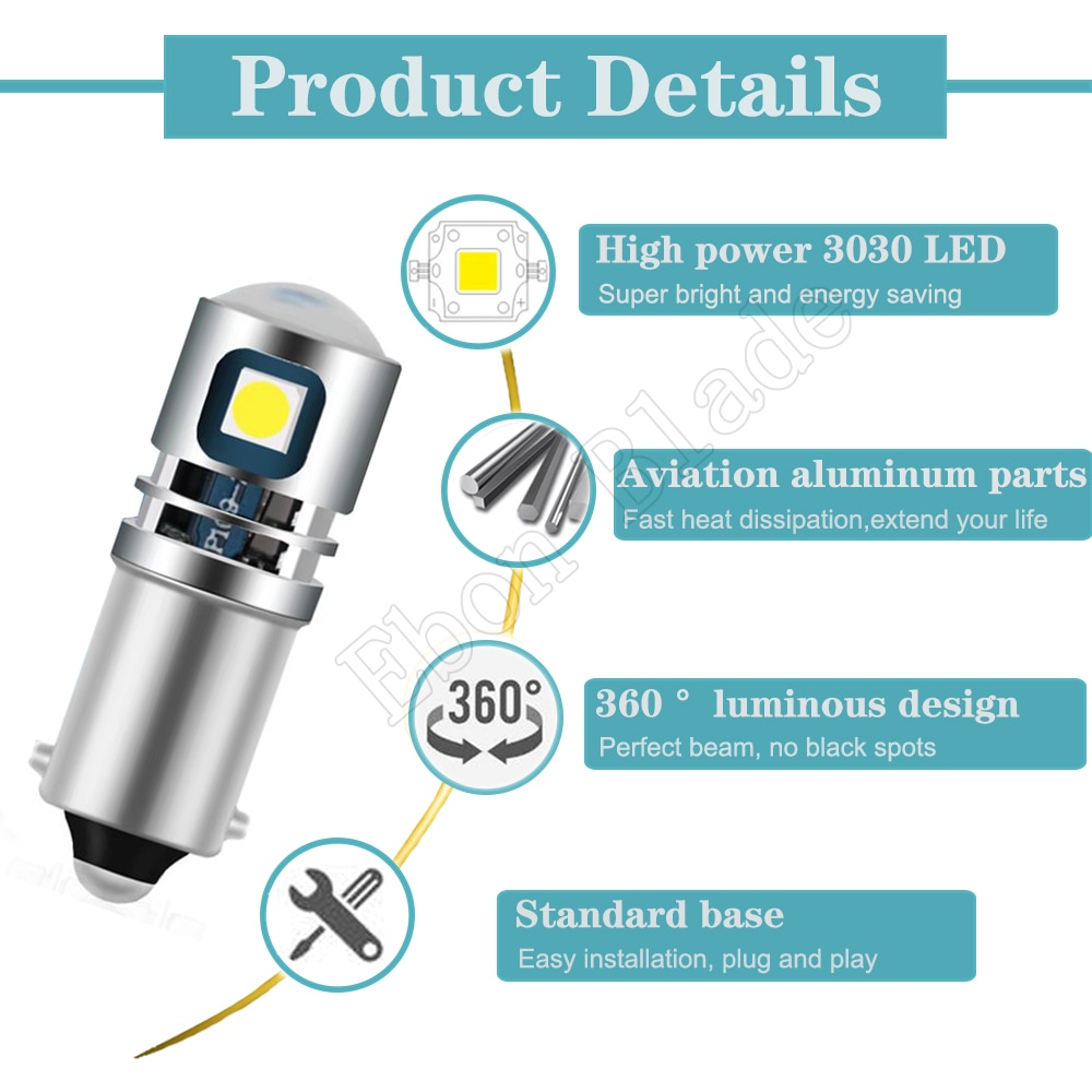 2Stck BA9S T4W LED-lampe 12v 24v BAX9S H6W H5W Bucht9S H21W Auto Hinten Nebel Licht Auto umkehren Parkplatz Lichter Innen Kuppel Lampen Weiß