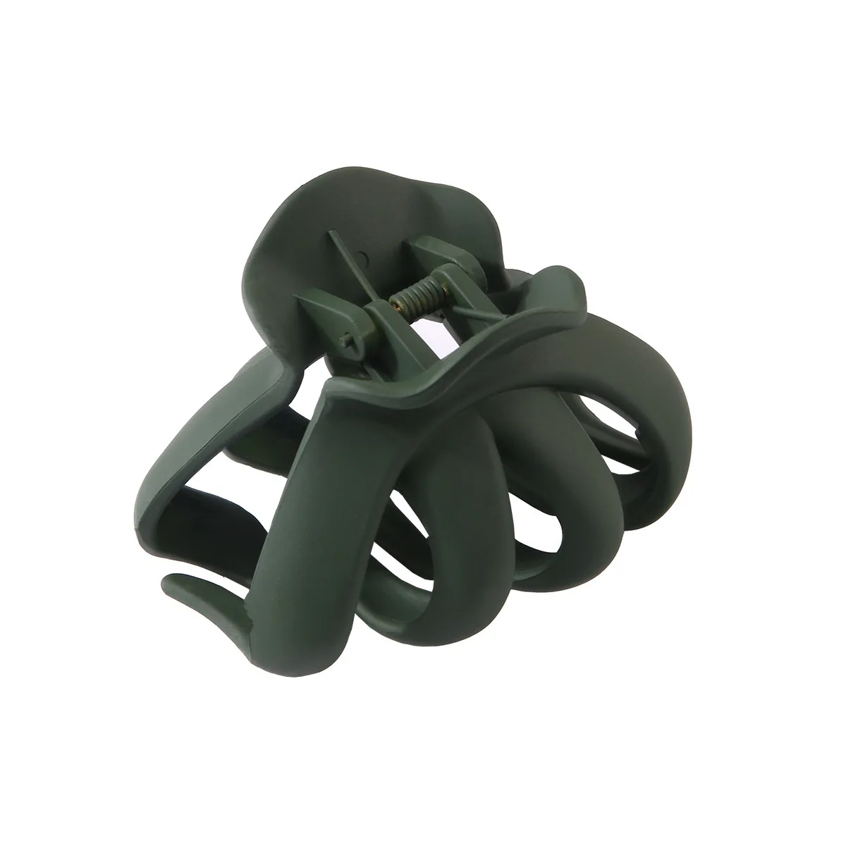 YHJ, estilo, pinza para el pelo de pulpo, Clip de tiburón de gran tamaño, tocados, pinzas para el pelo para mujer, accesorios para el cabello para estilismo diario para niña: Borgoña