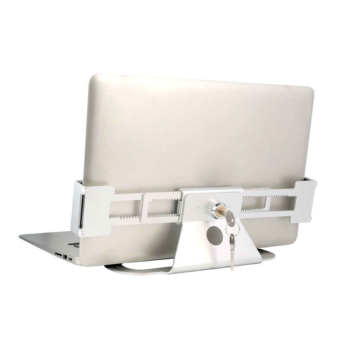Anti Theft Holder Laptop Security Lock 1 Base+2Key Adjustable Width Shoplifting Prevention Systems Retail Display Holder