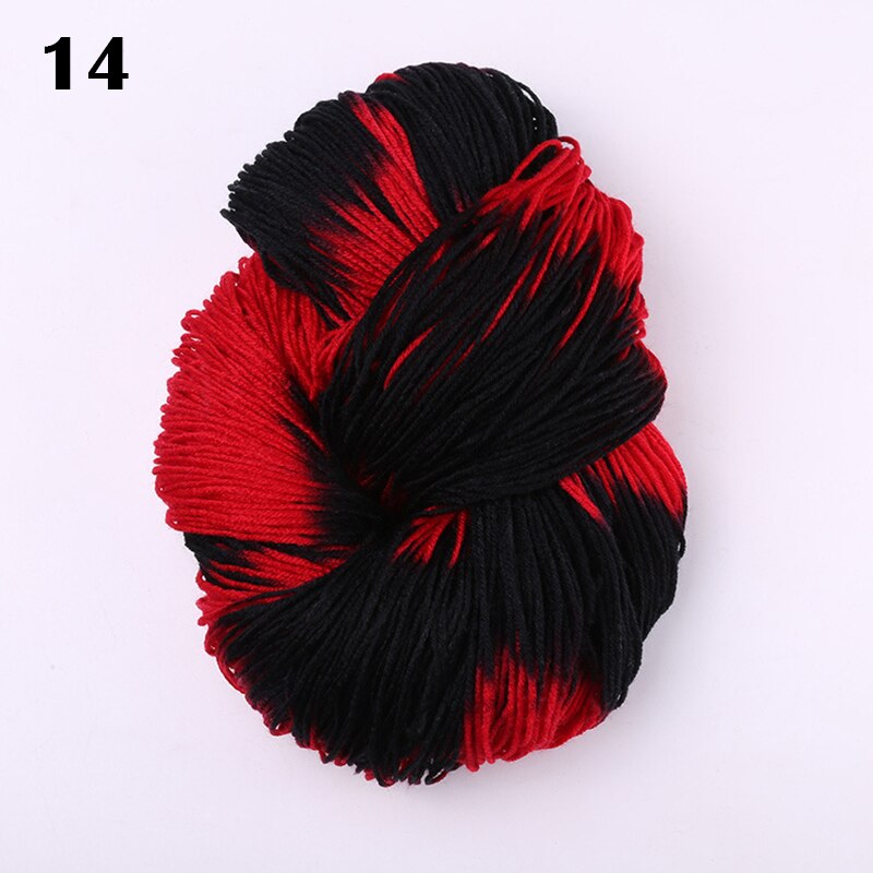 50g 110 Meter Dyed Flashy Chunky Crochet Yarn Colorful Milk Cotton Yarn Baby Sweaters Knitting Mohair Wool Yarn Crochet Needle: A-14