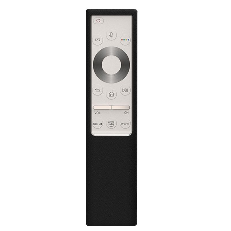 Housse de protection en silicone pour télécommande samsung  bn59-01311b/tm1990c: Noir