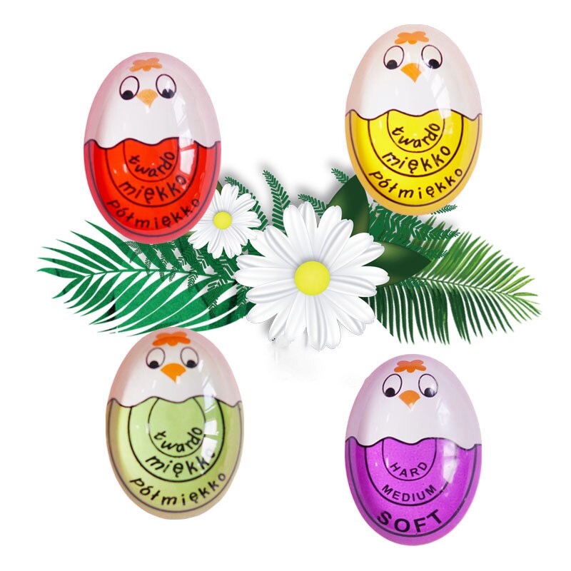 Kjøkken timing artefakt tegneserie fargeskiftende vår egg godteri hjerte posjert hjerte egg kokt egg tidtaker