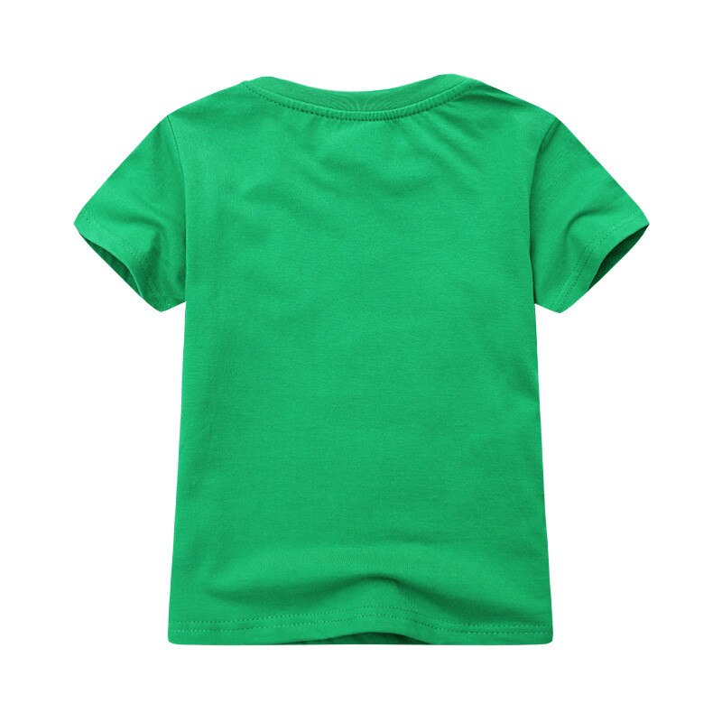 T-shirt à manches courtes bébé garçon fille, en coton, mignon, vêtement d'été avec applique lion
