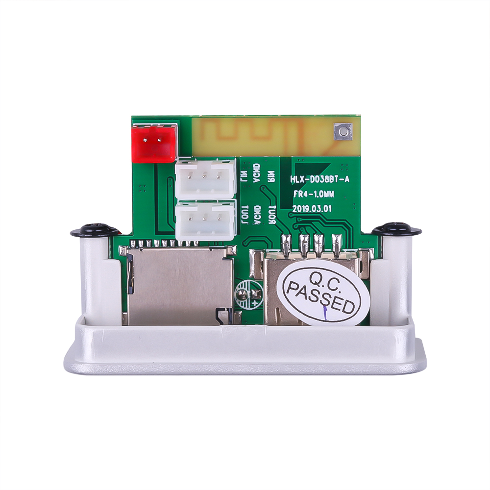 Reproductor de MP3 para coche, módulo de Radio DC 12V, Bluetooth 5,0, módulo de placa decodificadora de Mp3, Radio para coche, módulo FM inalámbrico manos libres, compatible con tarjeta TF