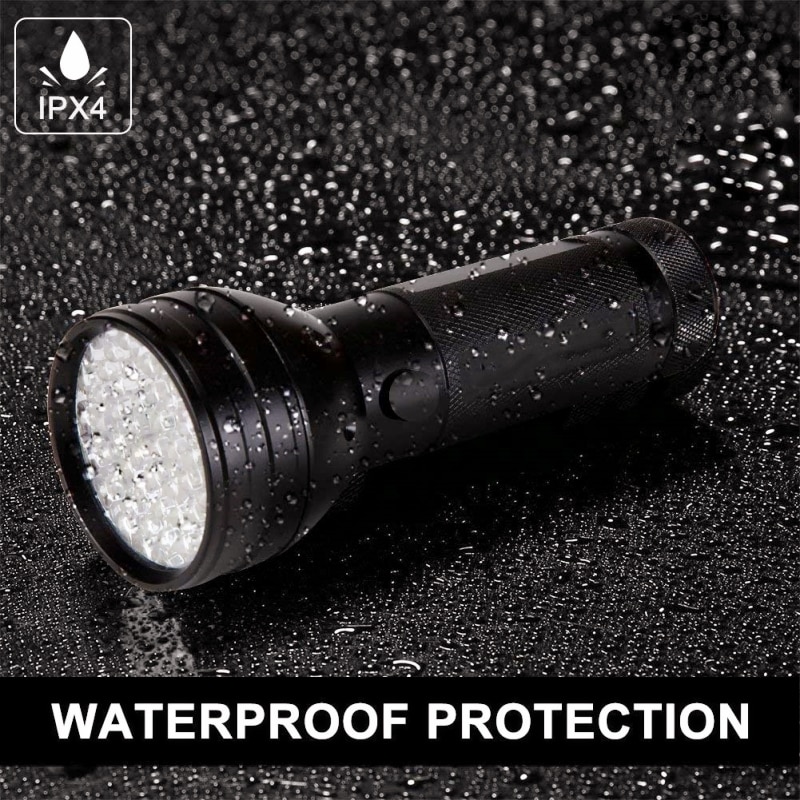 UV Light 51LED 21LED 12LED UV Light 395-400nm LED UV Flashlight torch light lamp safety UV detection AAA battery
