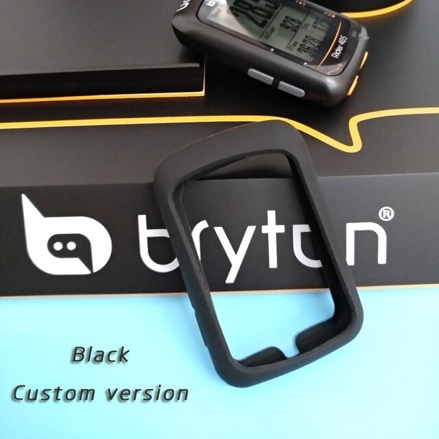 Bryton – housse de protection en caoutchouc pour ordinateur de vélo, avec film HD (pour Bryton 450 410 405 410), 450: Black