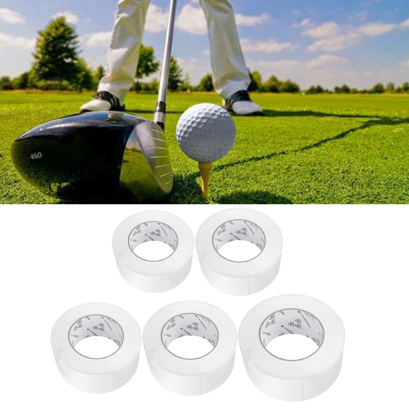 Golf Club Grip Tape Double Sided Adhesive Golf Regripping Paper Wrap Repair