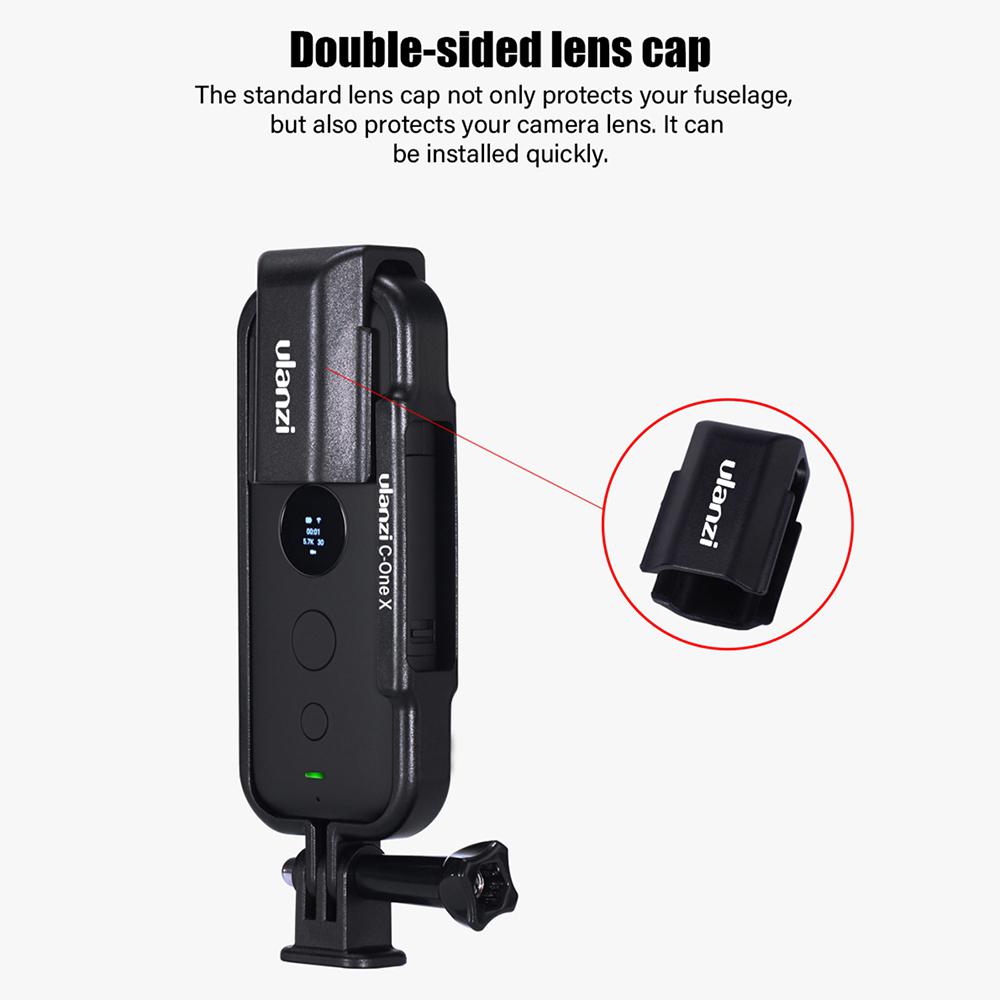 BEESCLOVER Ulanzi Venture Frame for Insta360 One X Camera Protective Housing Shell Case with Camera Cap Gopro Adapter r60