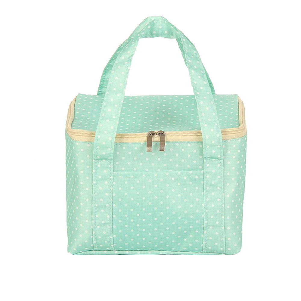 Bærbar madpakke mad picnic tasker til kvinder børn bærbar isoleret termisk køler madkasse totalisator opbevaringstaske picnic: -en