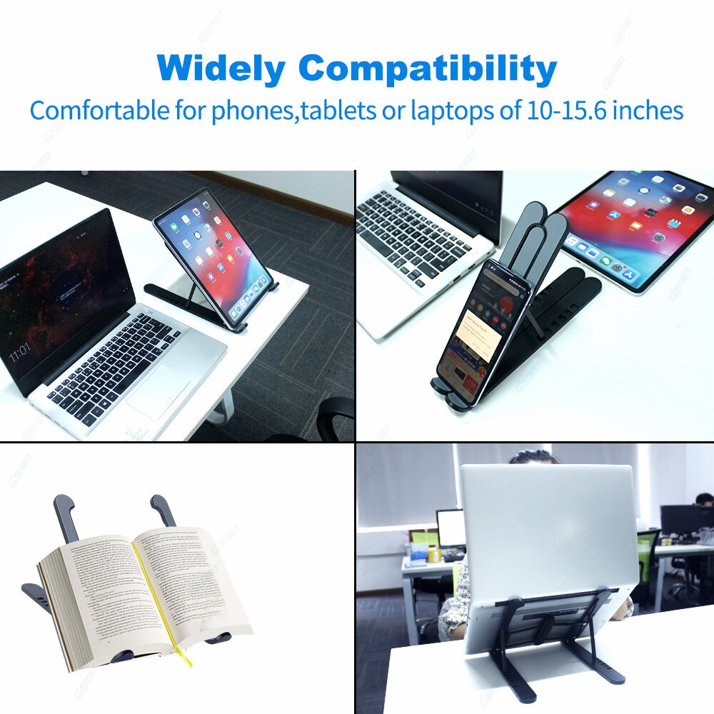 Portable Laptop Holder Vertical Computer Tablet Stand Adjustable Foldable Desk Notebook Stand For MacBook Air Pro iPad Bracket