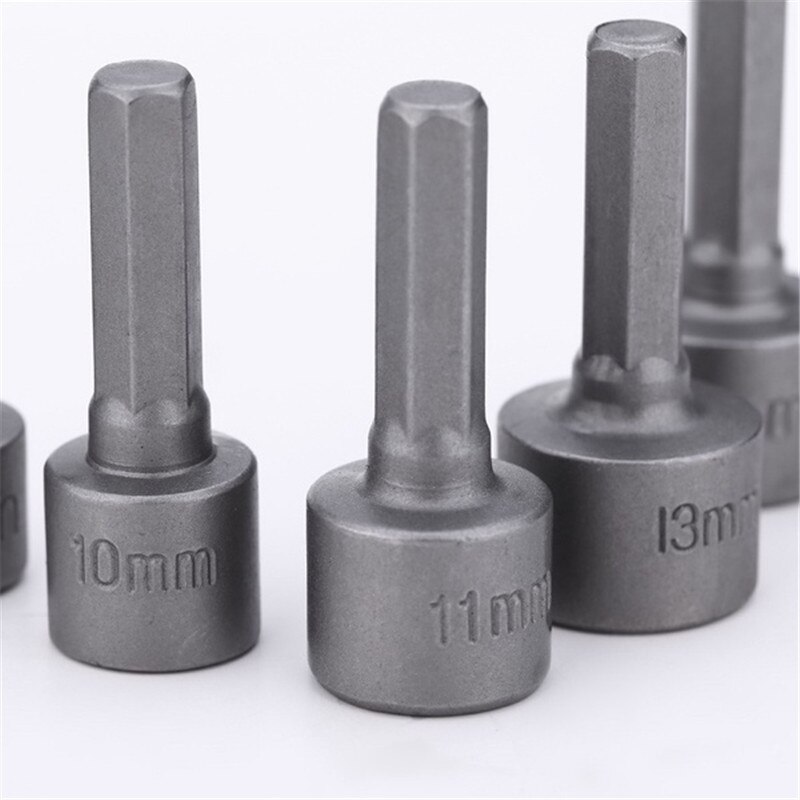 9 Stks/set 5 Mm-13 Mm Hex Socket Mouw Nozzles Moer Driver Set