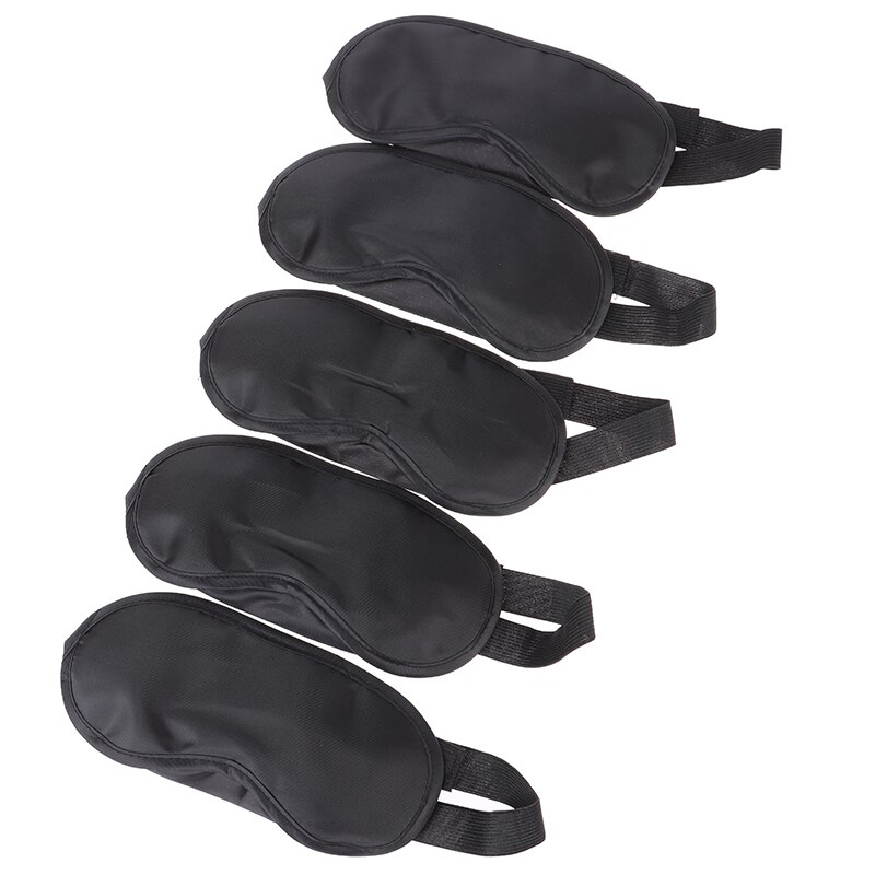 5PCS Cute Eye Aid Travel Rest Eye Cover Sleeping Mask Aviation Sleep Mask Unisex Portable Elastic Bandage