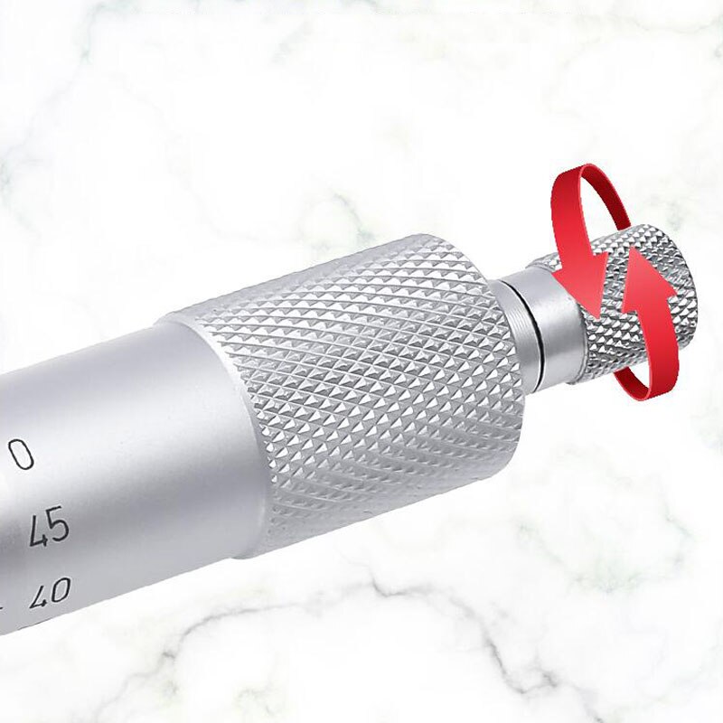 Micrómetro de doble punta de diámetro exterior, medidor mecánico, micrómetro en espiral, calibrador Vernier, herramienta de medición