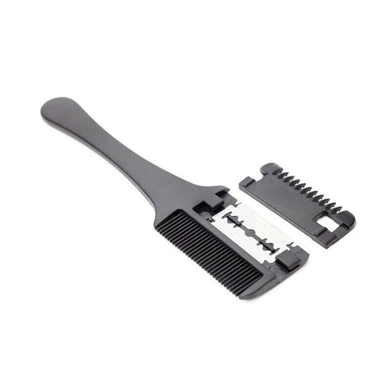 Hair Razor Comb Blades Inside Cutting Thinning Barbers Hairdressing ...