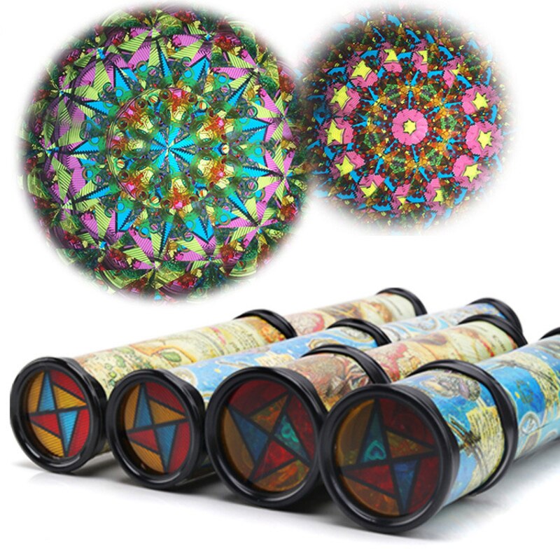 30cm Large Scalable Rotating Kaleidoscopes Extended Rotation Fancy Colored World Baby Toy Children Autism Kid ToyG0029