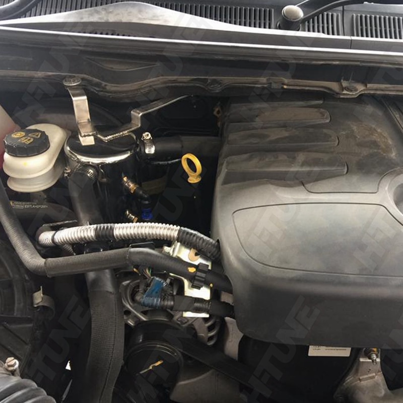 Oil Catch Can Tank Stainless Steel 2.2L /3.2L Diesel Turbo for Ranger T6 +