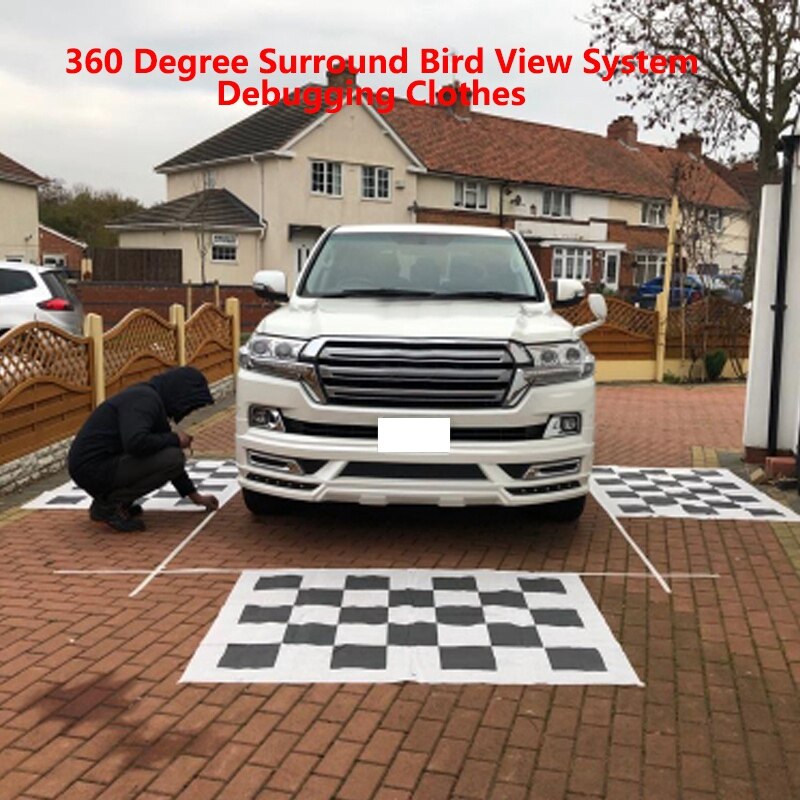 4Stck Stoffe Kalibrierung Tuch für 360 Grad umgeben Vogel Ansicht Panorama DVR System