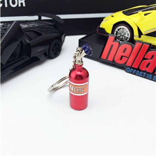 LLavero de botella de óxido nitroso para coche, caja de pastillas para Kia Provo K9 Cross Carens CUB Trackster Ray K2 Naimo Pro Venga: Rojo
