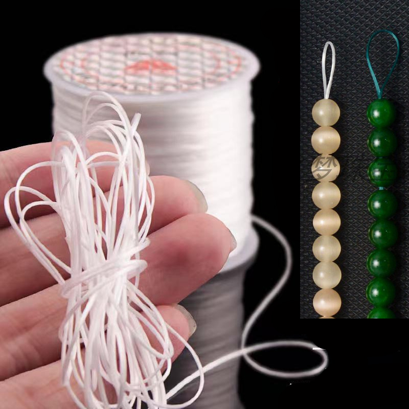Hilo elástico para pulsera, hilo para hacer pulseras, gomas para hacer pulseras, cuerda elástica fuerte para hacer joyas